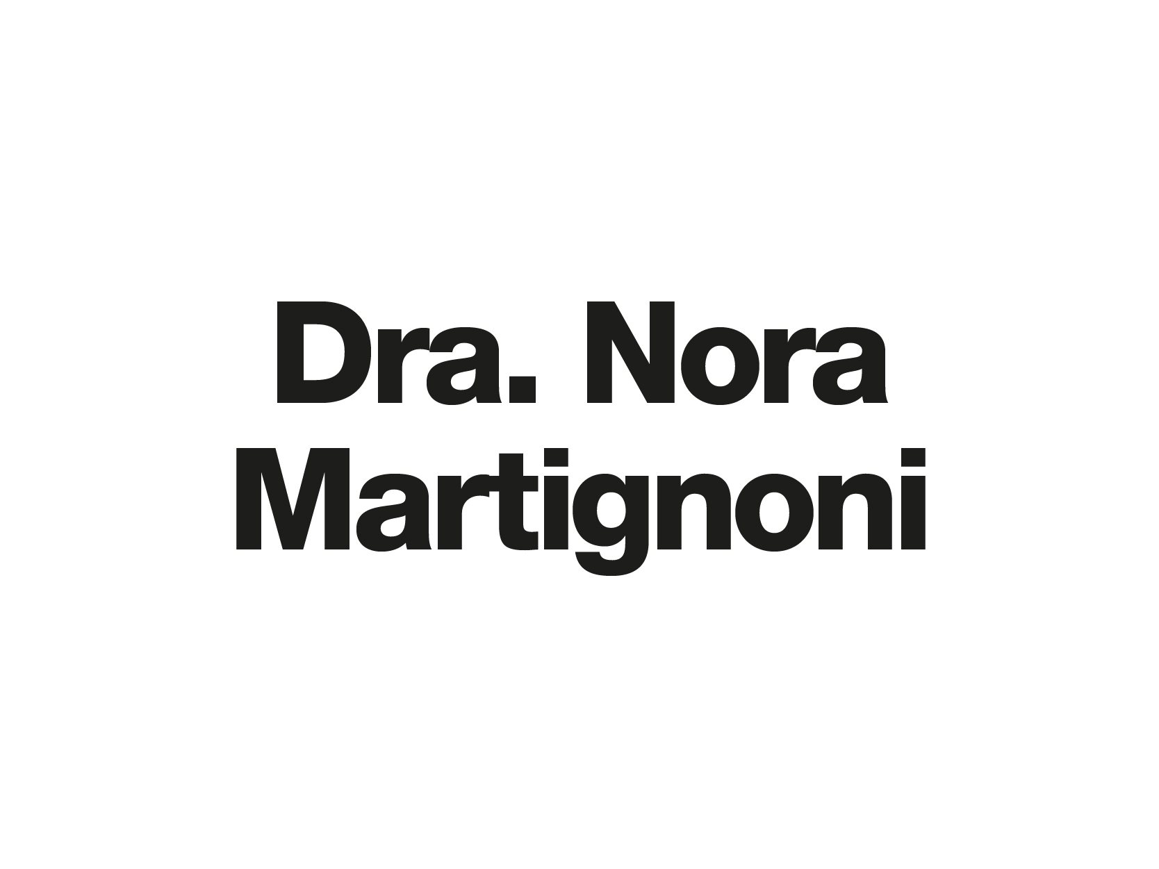 CONSULTORIO DENTAL DRA. NORA MARTIGNONI