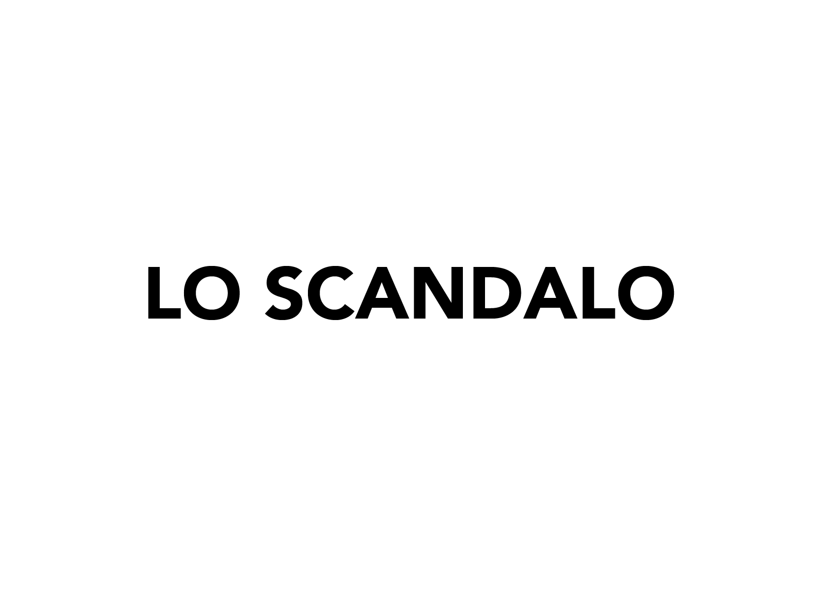 LO SCANDALO